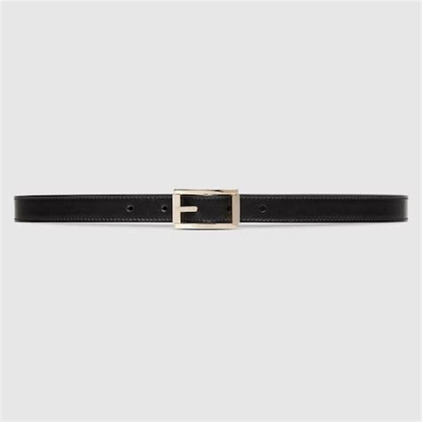 nero rosso belt gucci reverersable buckle|Gucci Reversible thin belt with rectangular buckle.